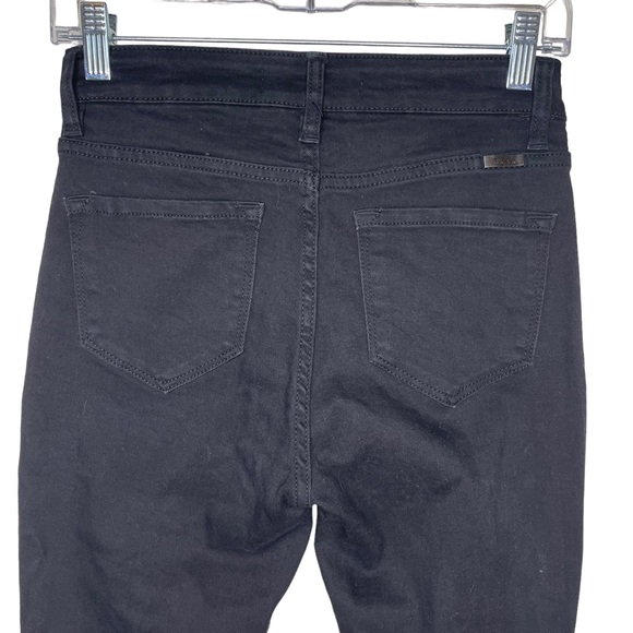 Kancan Women’s Black High Rise Fray Hem Skinny Jeans Size 3/25 - Picture 10 of 13